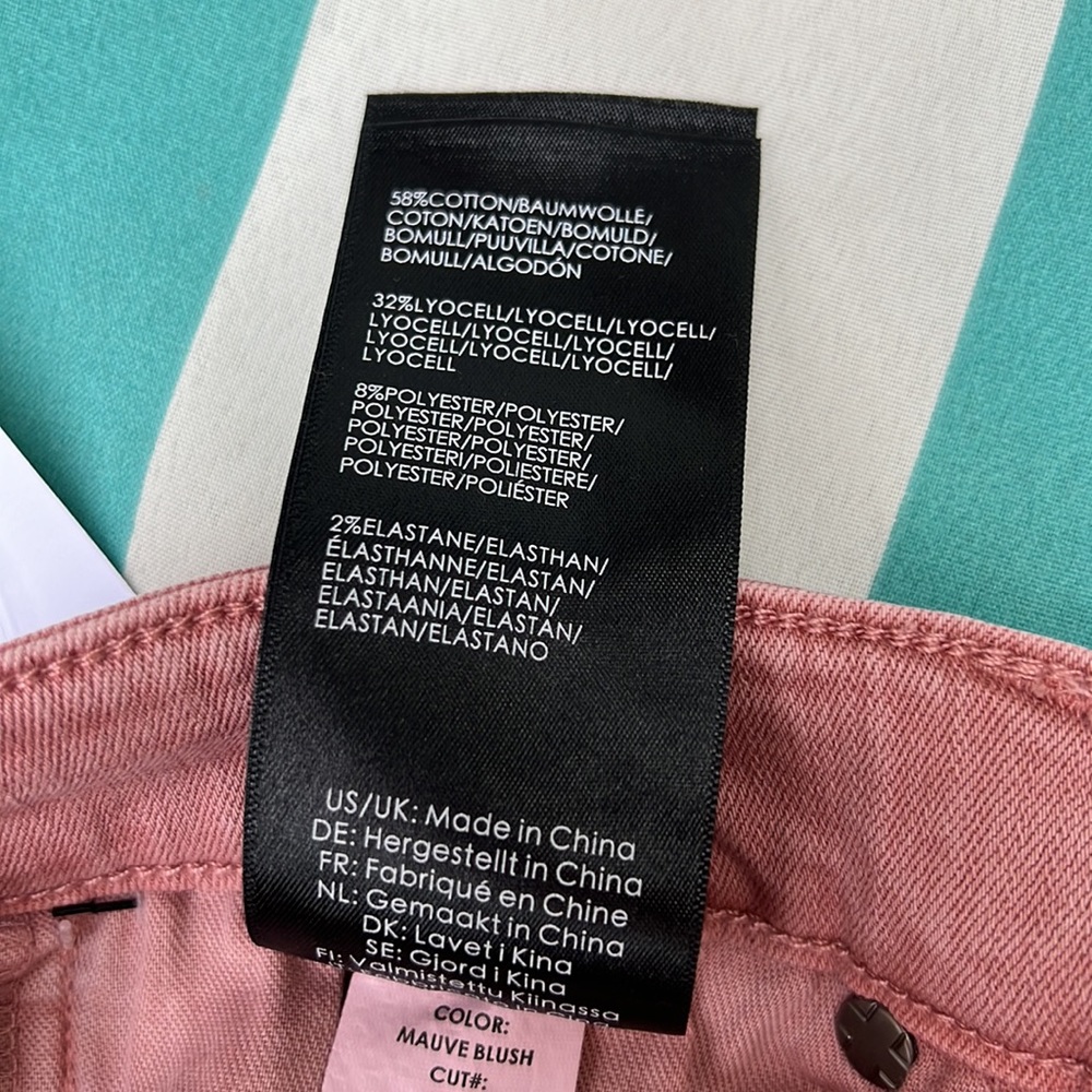 NWT Liverpool Abby Skinny Ankle in Mauve Blush Size 4/27 - Picture 7 of 13